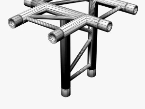 beam trusses collection - 24 pcs modular 3D Model