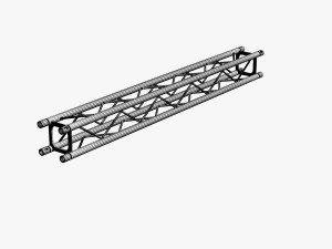 mini square truss collection - 7 pcs modular 3D Model