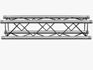 light duty square truss collection - 9 pcs modular 3D Model