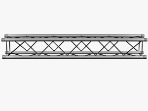 light duty square truss collection - 9 pcs modular 3D Model