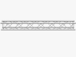 light duty square truss collection - 9 pcs modular 3D Model