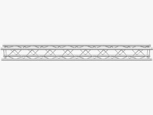 light duty square truss collection - 9 pcs modular 3D Model
