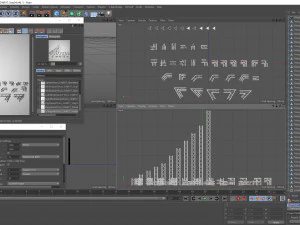 cole&ccedil;&atilde;o padr&atilde;o de treli&ccedil;a triangular - 41 pe&ccedil;as modulares Modelo 3D
