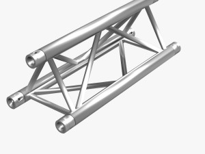 triangular truss standard collection - 41 pcs modular 3D Model