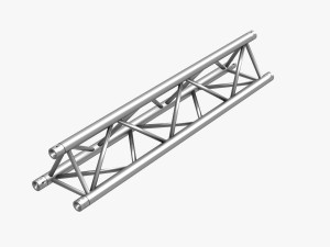 triangular truss standard collection - 41 pcs modular 3D Model