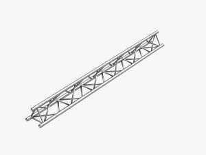 triangular truss standard collection - 41 pcs modular 3D Model