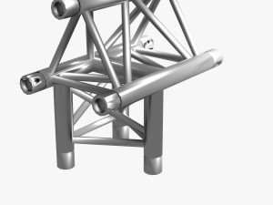 triangular truss standard collection - 41 pcs modular 3D Model