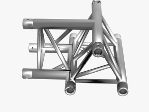 triangular truss standard collection - 41 pcs modular 3D Model