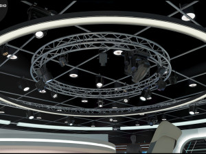 Virtual TV Studio Sets - Collection Vol 5 - 2 PCS DESIGN 3D Модель