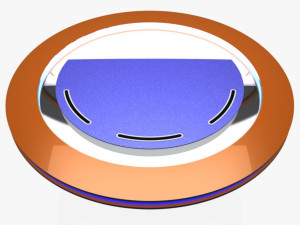 tv studio news desk 10 3D Model