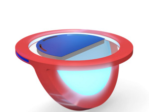 tv studio news desk 10 3D Model