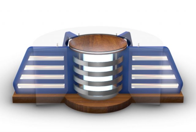 tv studio news desk 8 Modelo 3D .c4d .max .obj .3ds .fbx .stl .blend 