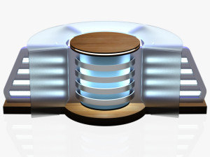 tv studio news desk 8 Modelo 3D