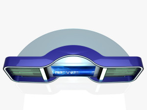 tv studio news desk 5 Model 3D