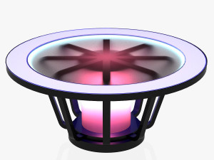 tv studio news desk 1 3D 모델