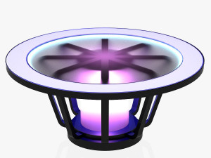 tv studio news desk 1 3D 모델