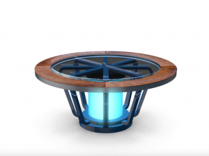 tv studio news desk collection 12 pieces 3D Model