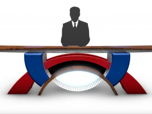 tv studio news desk collection 12 pieces 3D Model