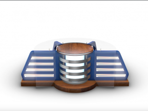 tv studio news desk collection 12 pieces 3D Model