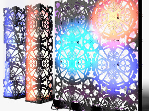 Stage Decor 1 - Modular Wall Column 3D Model