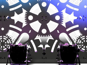 Stage Decor 1 - Modular Wall Column 3D Model