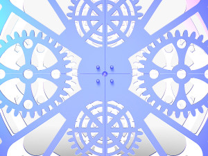 Stage Decor 1 - Modular Wall Column 3D Model