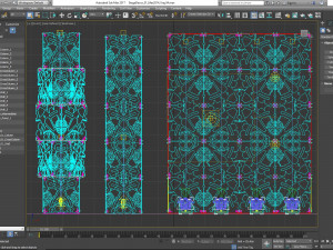 Stage Decor 1 - Modular Wall Column 3D Model