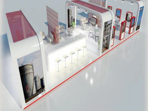exhibition stands collection 4 3D Model