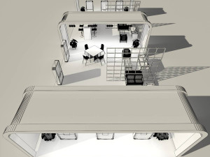 exhibition stands collection 4 3D Model