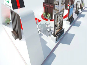 exhibition stands collection 4 3D Model