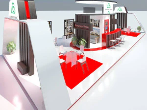 exhibition stands collection 4 3D Model