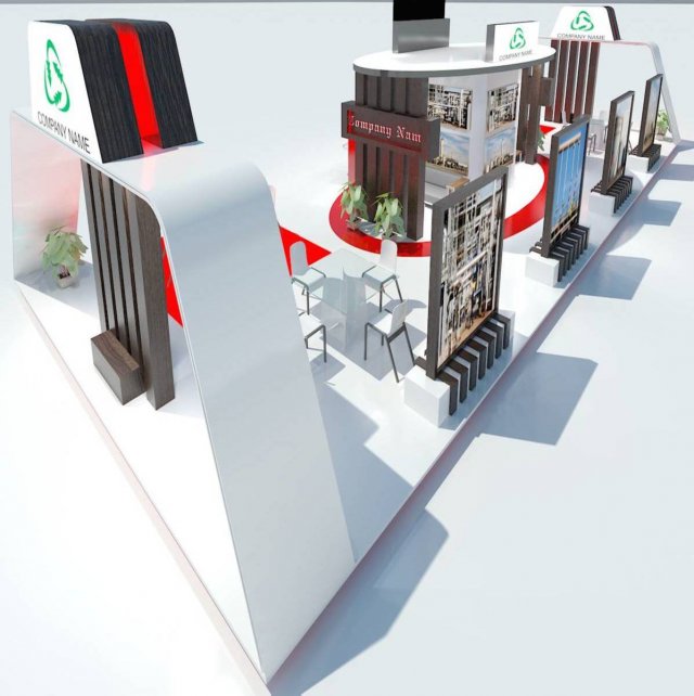 exhibition stand 32 Modello 3D .c4d .max .obj .3ds .fbx .stl .blend 