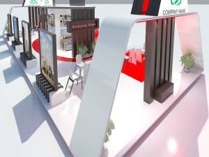 exhibition stand 32 Modello 3D
