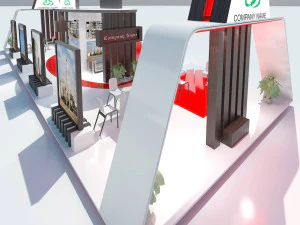 exhibition stand 32 3D Model