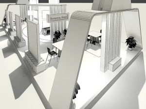 exhibition stand 32 3D Model