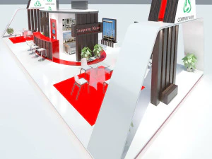 exhibition stand 32 3D Model