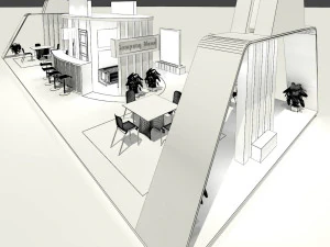 exhibition stand 32 3D Model