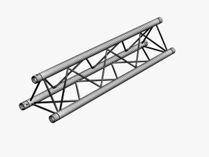 mini triangular truss collection - 14 pcs modular 3D Model