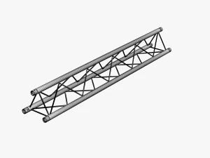 mini triangular truss collection - 14 pcs modular 3D Model