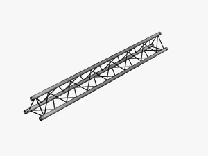 mini triangular truss collection - 14 pcs modular 3D Model