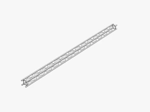 mini triangular truss collection - 14 pcs modular 3D Model