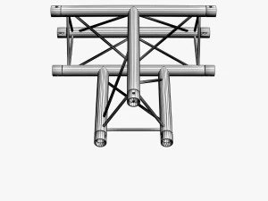 mini triangular truss collection - 14 pcs modular 3D Model