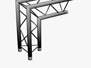 mini triangular truss collection - 14 pcs modular 3D Model