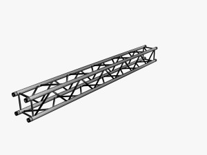 square truss straight segment 26 3D Model