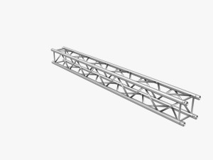 square truss straight segment 26 3D Model