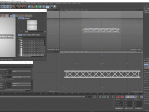 square truss straight segment 26 3D Model