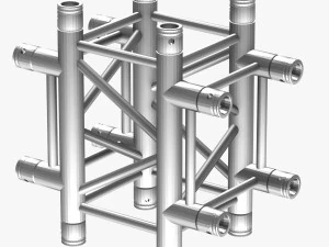 square truss cross and t- junction 31 3D Model