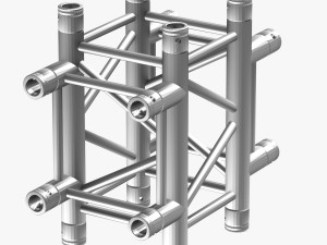 square truss cross and t- junction 31 3D Модель