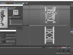 square truss cross and t- junction 31 3D Модель