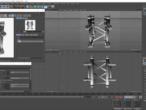 square truss cross and t- junction 31 3D Модель